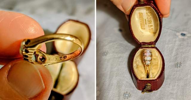 Мой прапрадед по отцовской линии сделал предложение и подарил это кольцо прабабушке