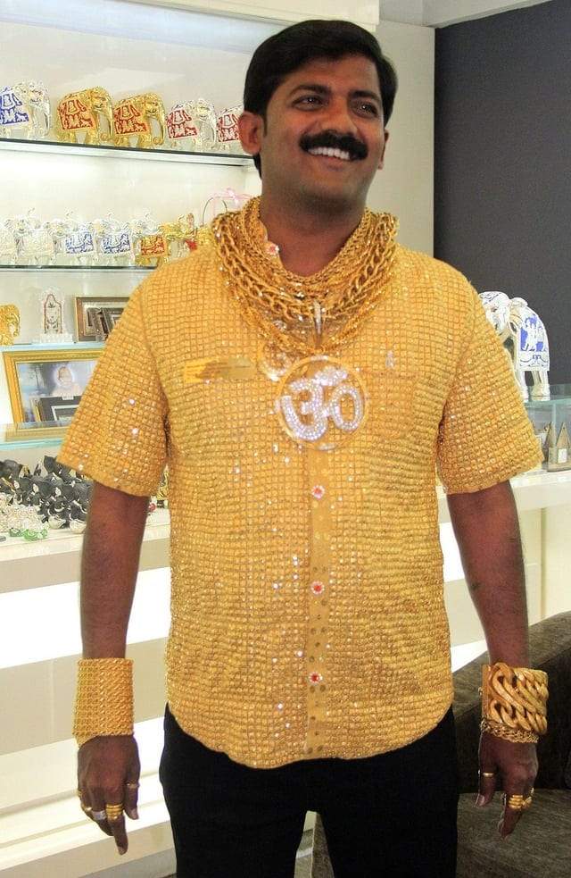 Рубашка из золота — 250 тысяч долларов