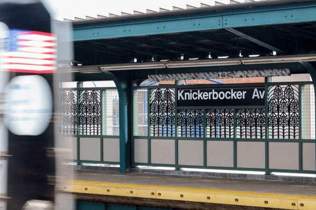 Работы Кэл Лейн украшают станцию метро в Бруклине