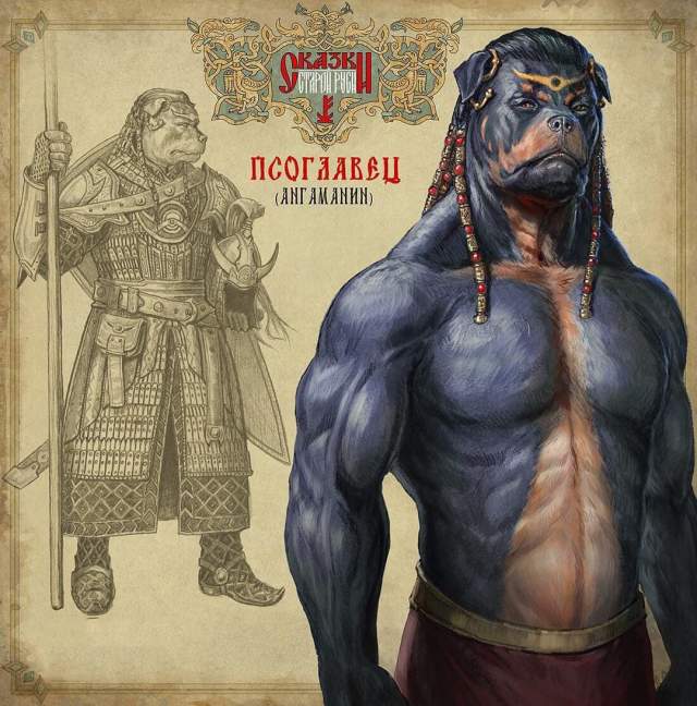 Талантливые иллюстрации героев славянских мифов