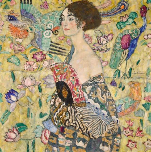 Картина Густава Климта «Дама с веером» была продана за 108,4 млн долларов