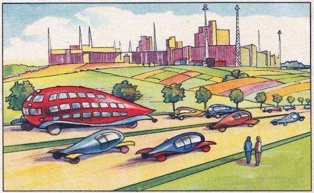 Немецкие художники в 1930 году описали, что будет в 2030-м