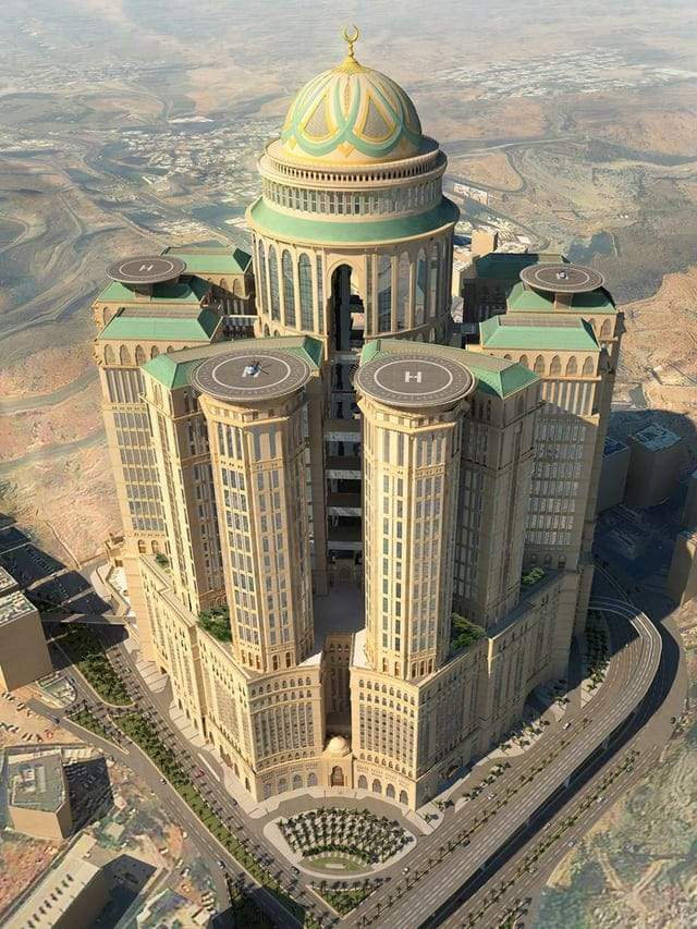 Крупнейший в мире отель находится в Саудовской Аравии