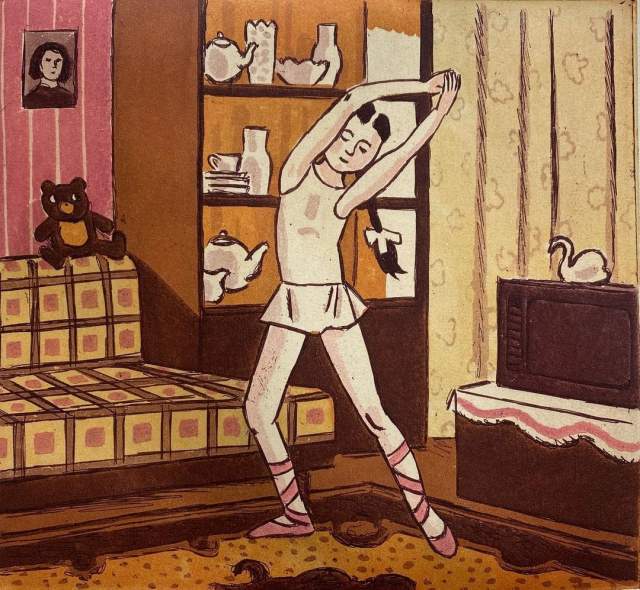 Балерина в советской квартире