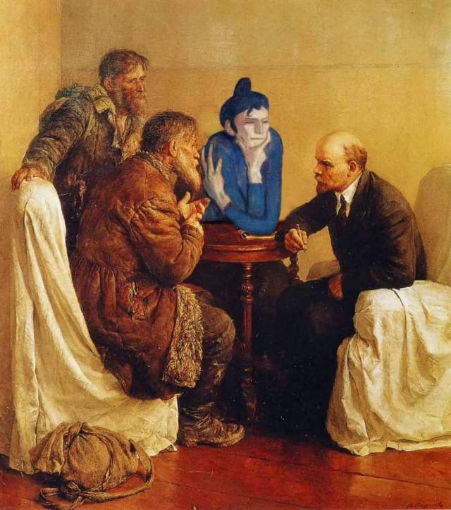 Любительница Абсента у В. И. Ленина