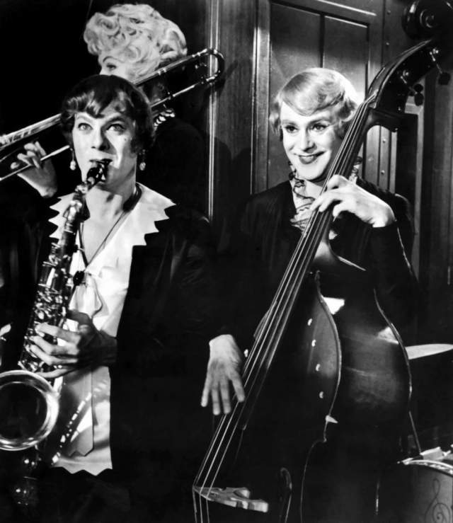 Тони Кёртис и Джек Леммон, «В джазе только девушки» (1959)