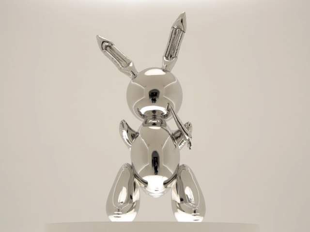 Скульптура «Кролик» художника Джеффа Кунса — 91,100 млн долларов