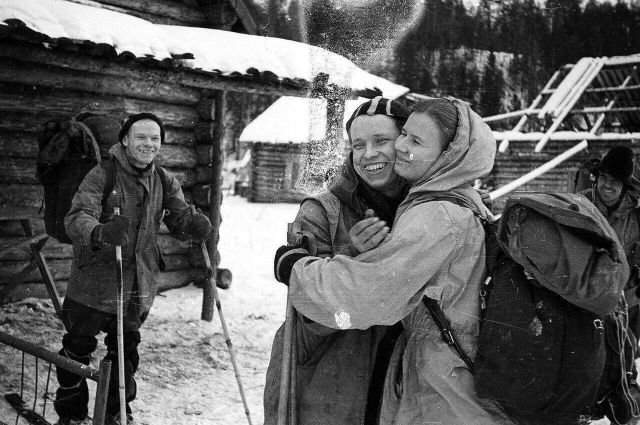 Тургруппа Дятлова в походе на Северном Урале. СССР, 1959 год