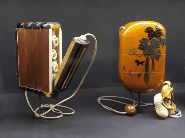 Коробки Инро, использовавшиеся в период Эдо для перевозки лекарств, 1603-1867 годы