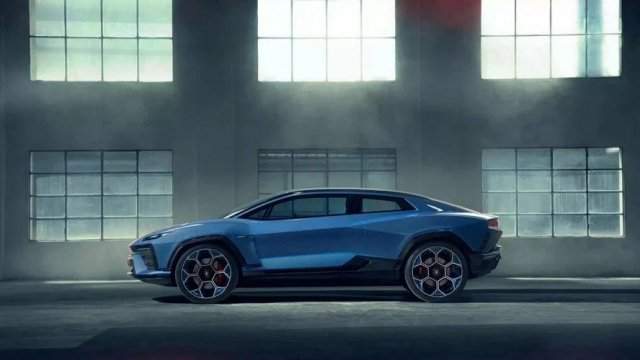 Lamborghini и их концепт электрического кроссовера Lanzador.