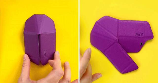 Компьютерная мышь оригами складывается и легко упаковывается