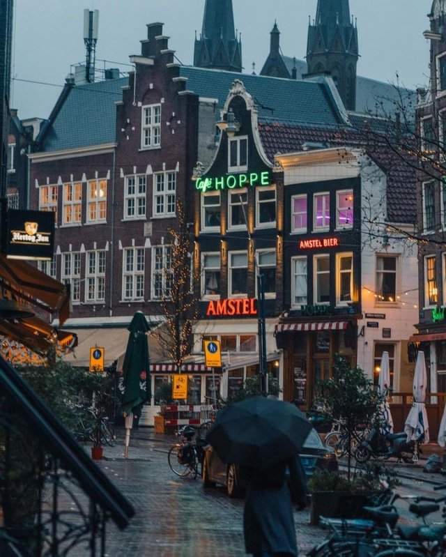 Картинки из старого города в Амстердаме