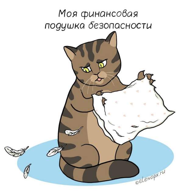 Забавный комикс о пухлом котике, которому ничто человеческое не чуждо
