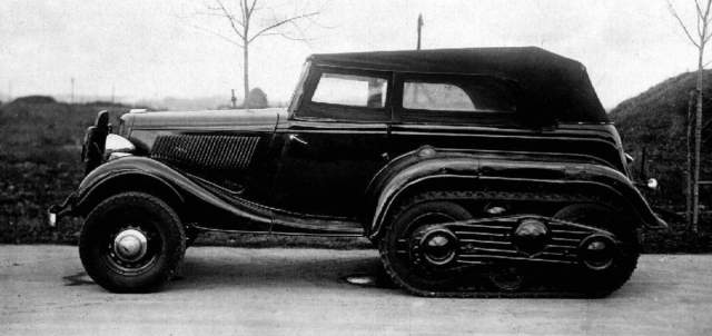 Советский полугусеничный автомобиль ГАЗ-ВМ (1937)