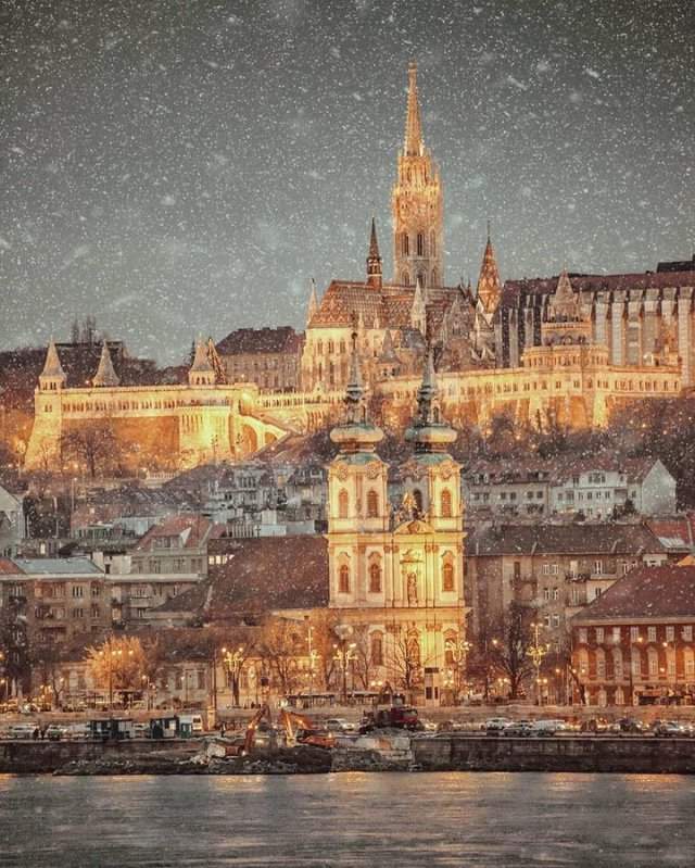 Как красив Будапешт зимой