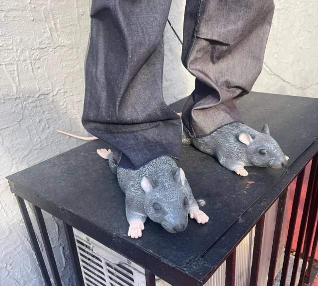 Беспощадная мода: Imran Potato представил крысиные ботинки