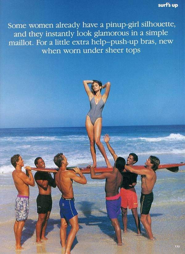 Архив дня: юная Синди Кроуфорд для Vogue 1991 год