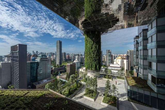 В Сингапуре строят дома с зеленью