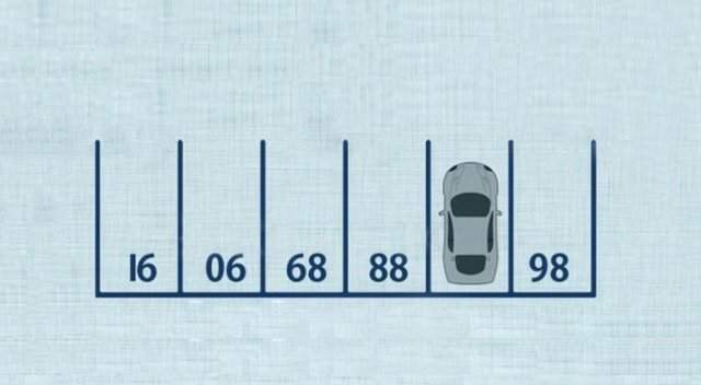 Тест: какой номер скрывается под припаркованной машиной?