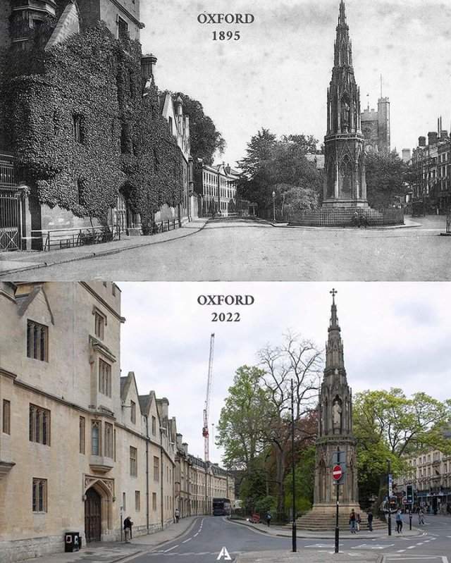 Как изменился Оксфорд за 150 лет