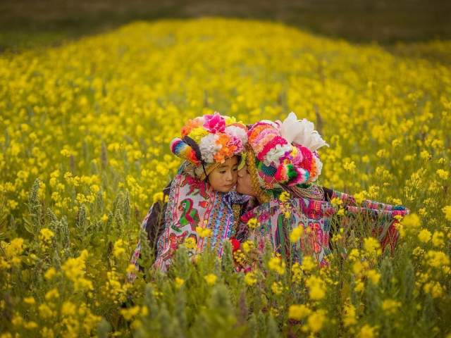 Мать и дочь из Перу
