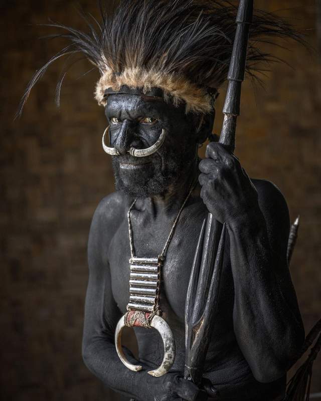 Старейшина одного из племён Папуа-Новой Гвинеи