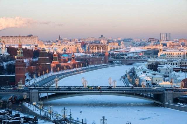 Как выглядит Москва со смотровой площадки Храма Христа Спасителя
