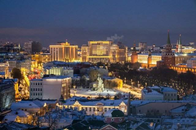 Как выглядит Москва со смотровой площадки Храма Христа Спасителя