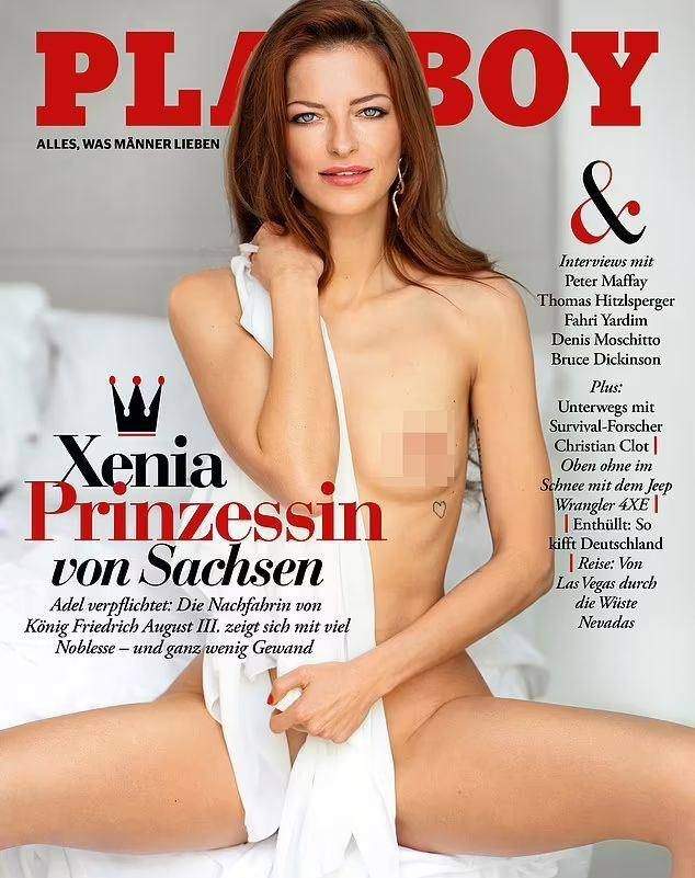 Принцесса Саксонская Ксения Флоренс Габриэл Софи Ирис оголилась для журнала Playboy