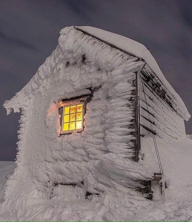 Суровость и красота норвежских зим.