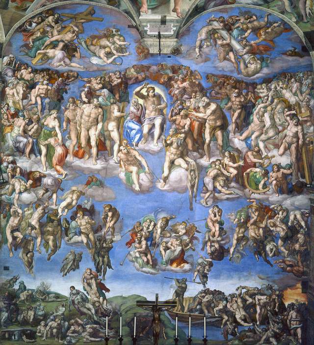 «Страшный суд» Микеланджело Буонарроти, 1541 год