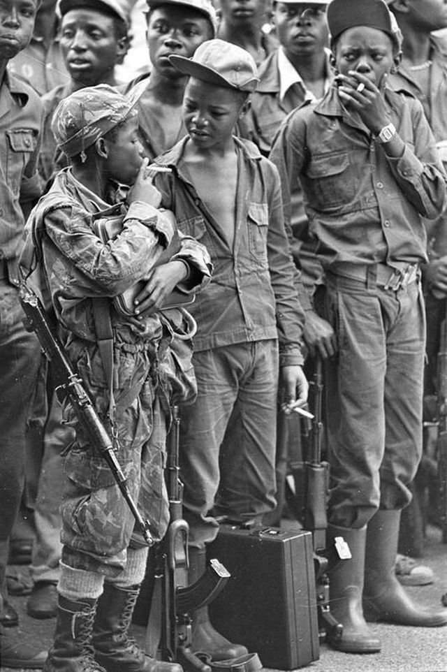 Дети-солдаты в Анголе, 1975 год