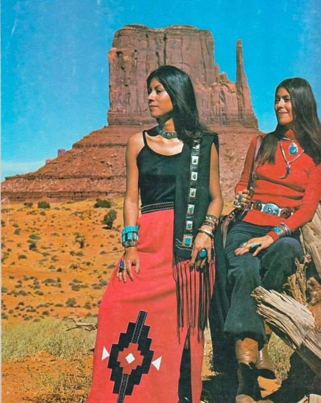 Коренные американки, 1970-е.