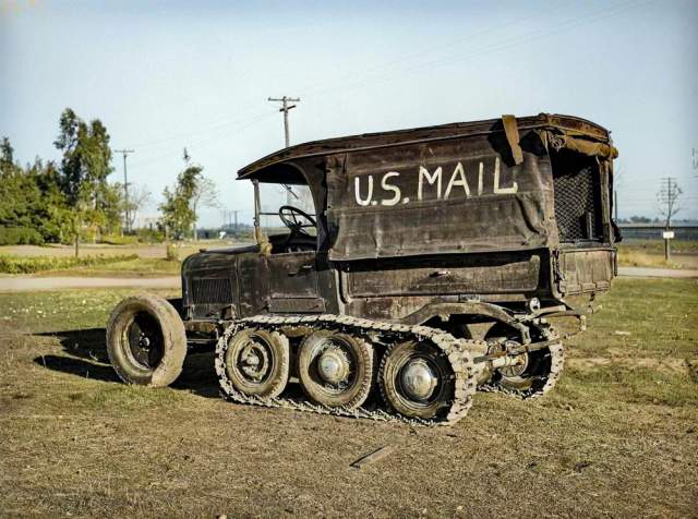 Полугусеничный вездеход почты США, 1940-е