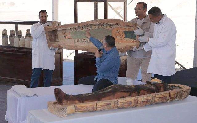 В Египте археологи нашли древний саркофаг с Мардж Симпсон