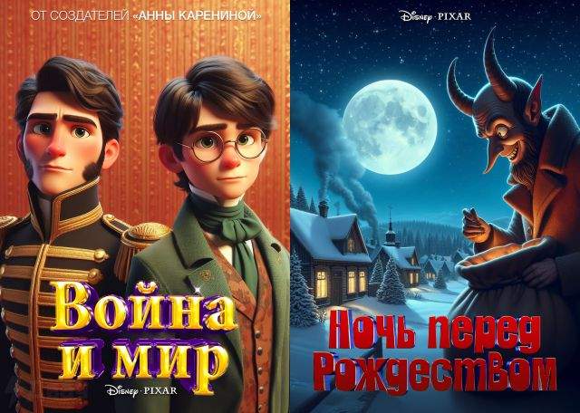 Если бы Pixar и Disney решили экранизировать русскую классику