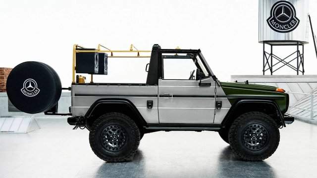 Mercedes Benz и модный дом Moncler с дизнайнером Nigo возродили G-Class 1990-х годов