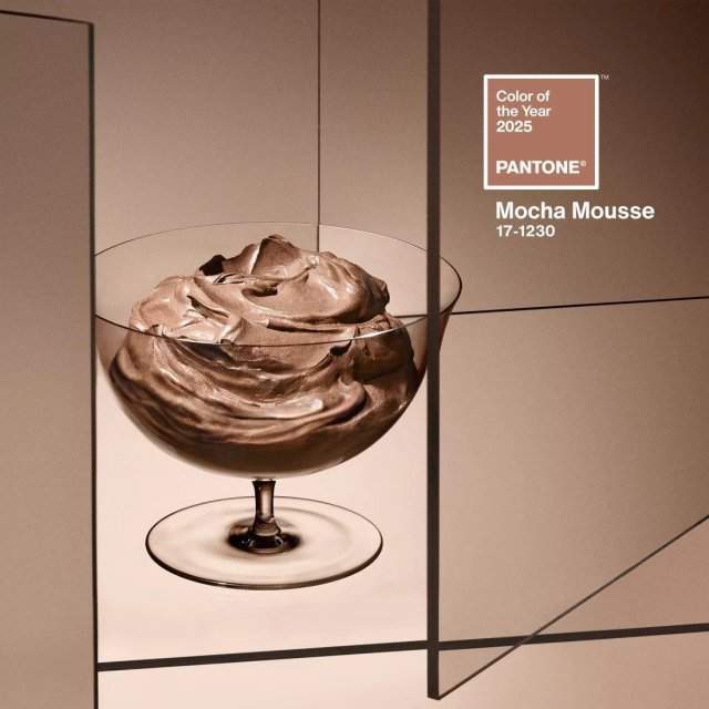 Институт цвета Pantone выбрал цветом 2025 года Mocha Mousse