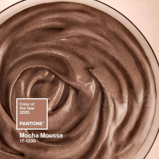 Институт цвета Pantone выбрал цветом 2025 года Mocha Mousse