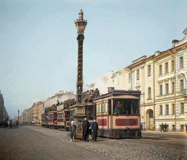 Петербургский паровик, 1908 год.