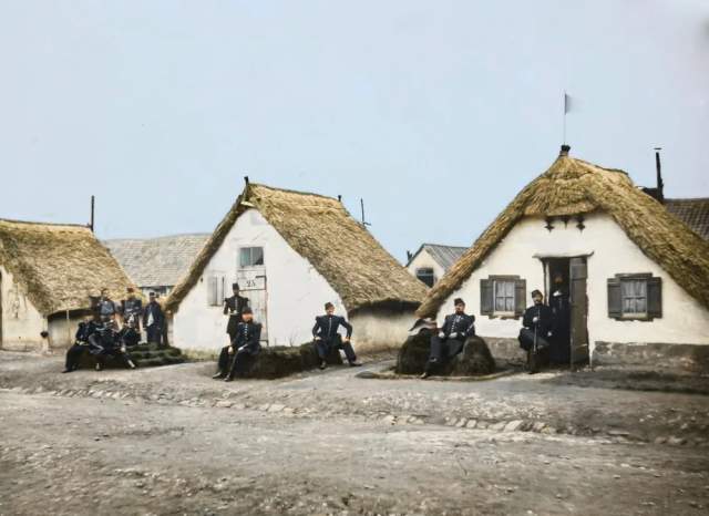 Капитанские хижины, Булонь, 1857 год. Капитанские хижины, Булонь, 1857 год.