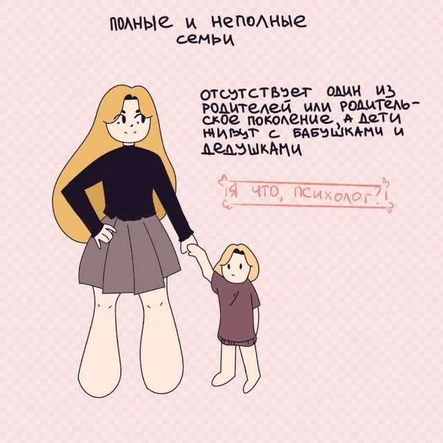 Виды семей