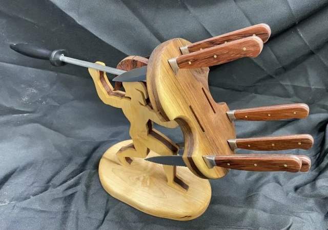 Отличная подставка для ножей Отличная подставка для ножей