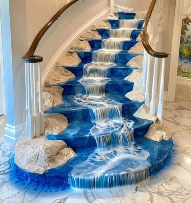 Водопады из смолы - на это можно смотреть вечно Водопады из смолы - на это можно смотреть вечно