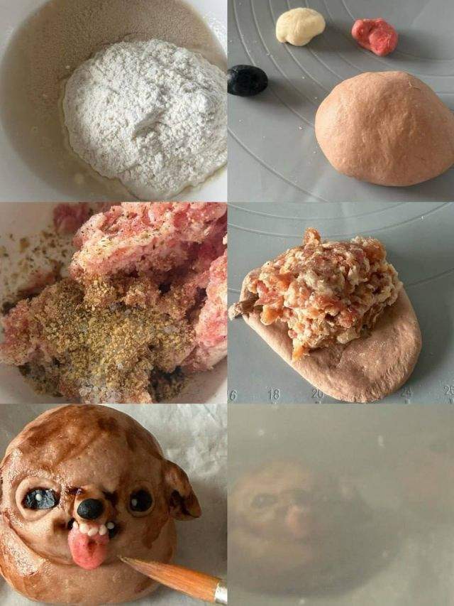 Пельмени в виде жирненьких чихуахуа