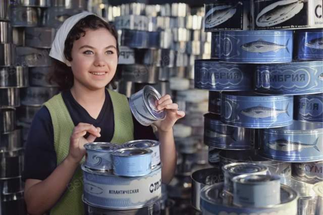 Мурманский рыбоконсервный комбинат, 1971 год.