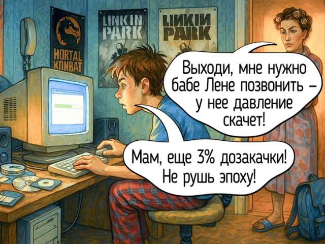 Если кто-то уже «сидел» в интернете, домашний телефон был недоступен Если кто-то уже «сидел» в интернете, домашний телефон был недоступен