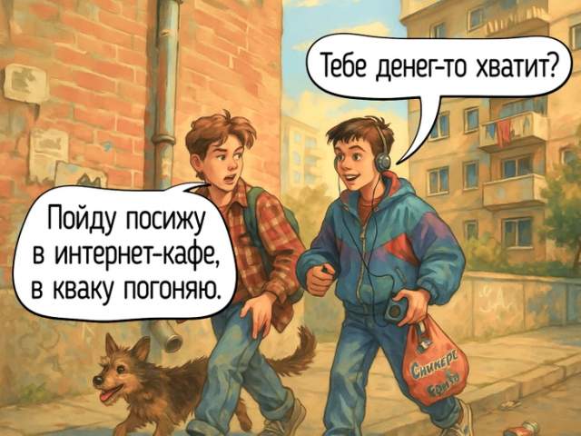 Поиграть в компьютерные игры ходили в интернет-кафе — дома с интернетом было туго Поиграть в компьютерные игры ходили в интернет-кафе — дома с интернетом было туго