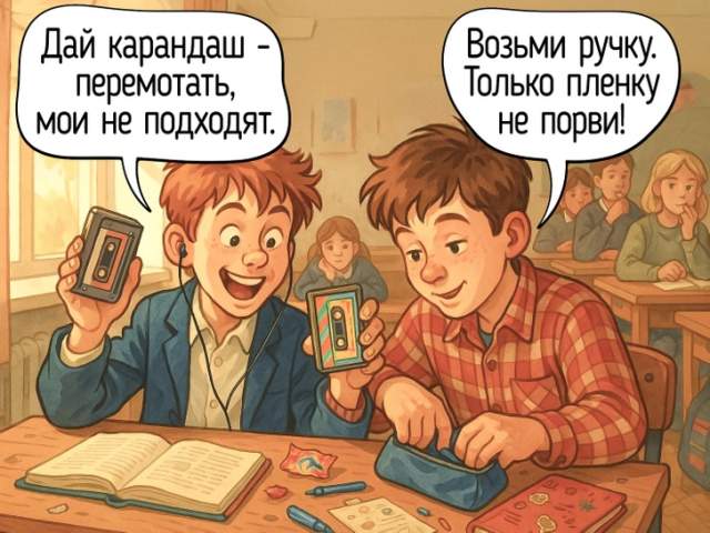 Кассеты иногда заедали, и перемотать их можно было только вручную Кассеты иногда заедали, и перемотать их можно было только вручную