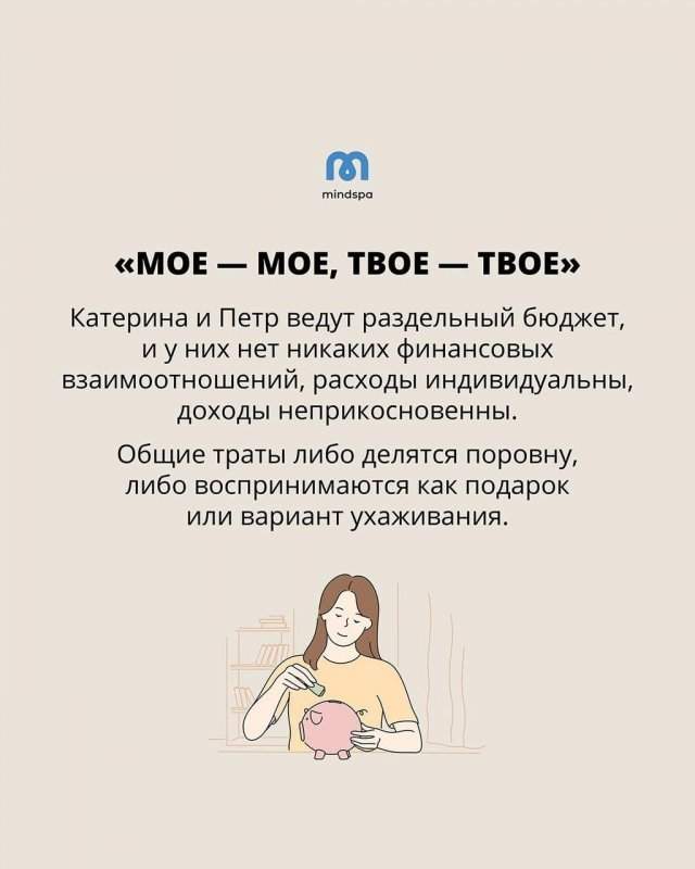 Типы совместных бюджетов